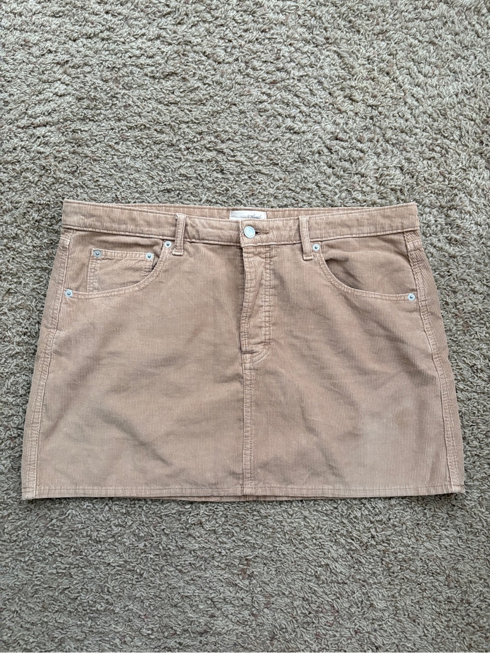 Universal Thread Corduroy Tan Mini Skirt Women’s 14 Fall Fashion